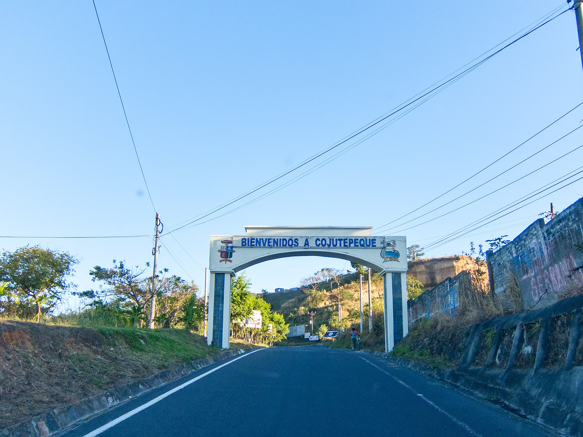 Entrance to Cojutepeque, El Salvador